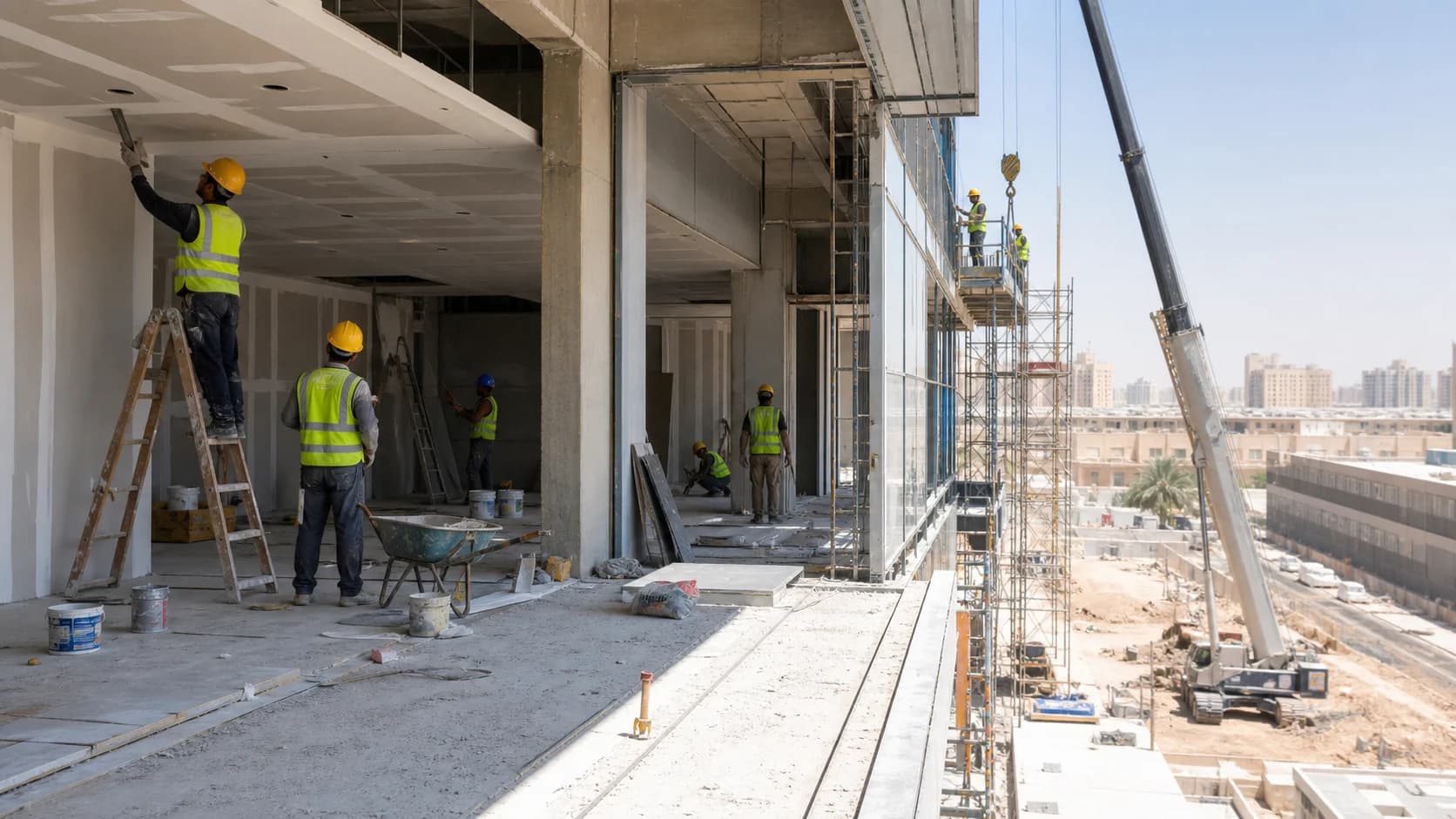 Custom construction image representing trusted project delivery and site coordination.